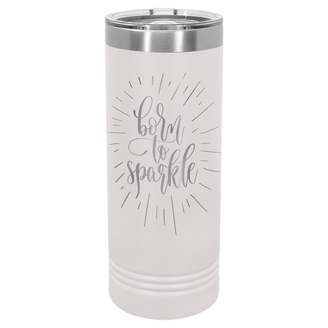 22 oz. Polar Camel Skinny Tumbler with Slider Lid-AKD Ink