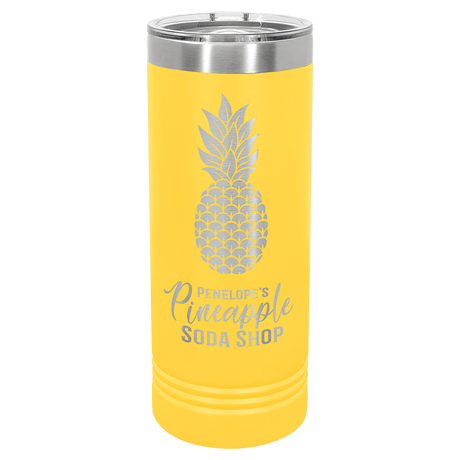 22 oz. Polar Camel Skinny Tumbler with Slider Lid-AKD Ink