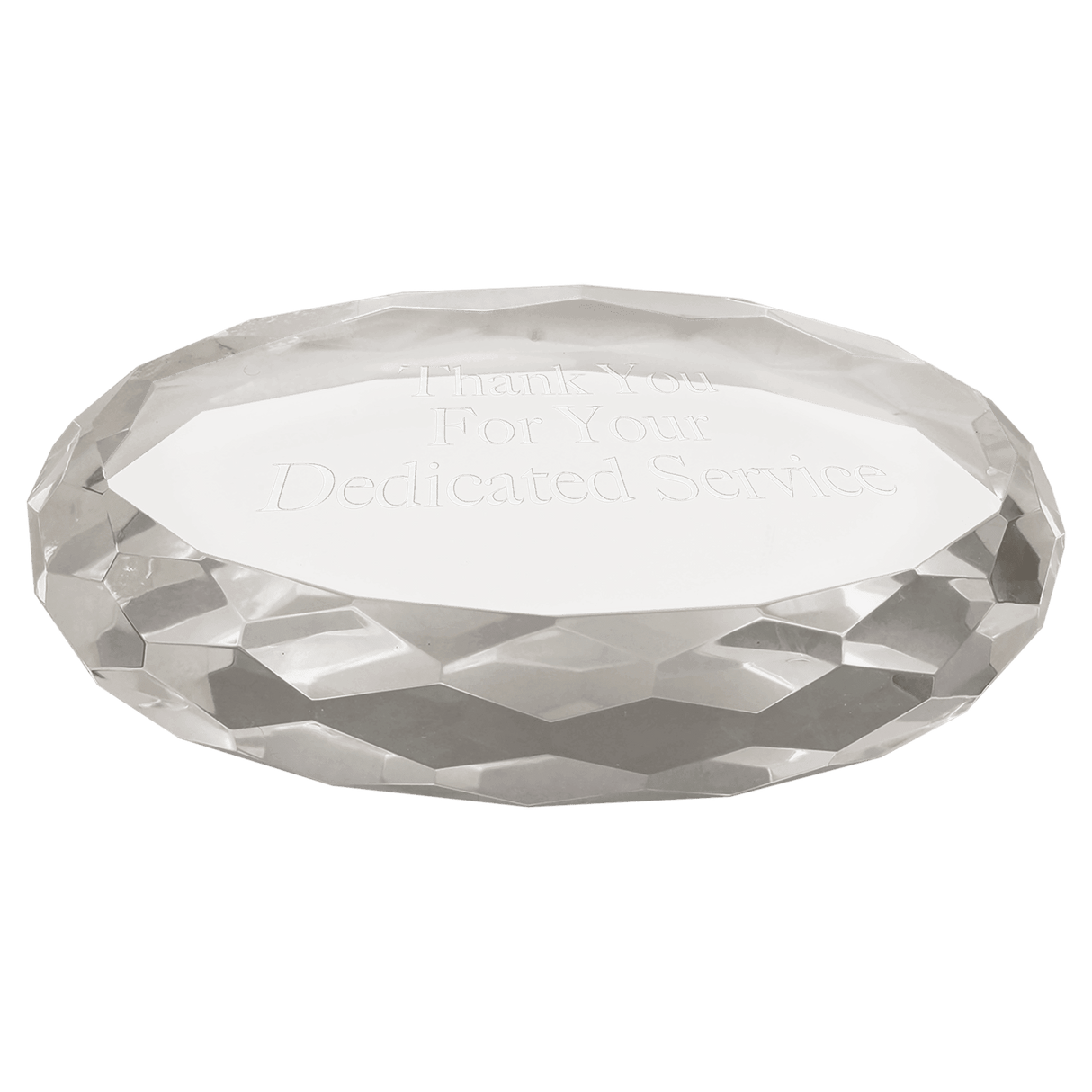 Premier Clear Crystal Paperweight-AKD Ink