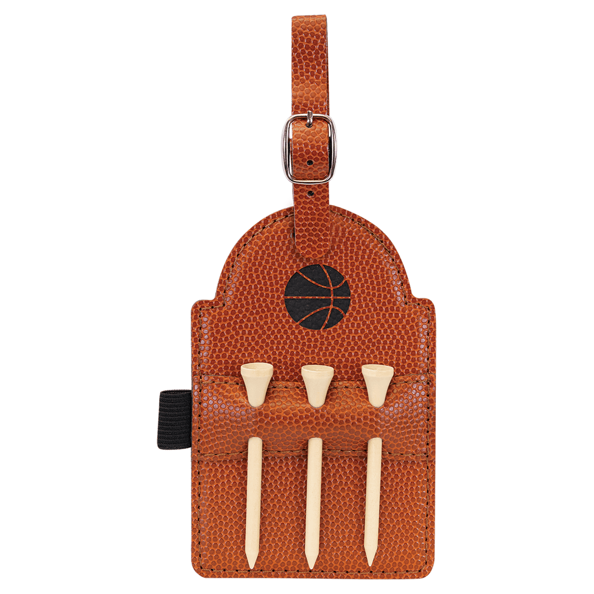 Golf Bag Tag with Wooden Tees-AKD Ink