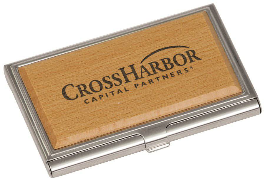 Metal/Wood Business Card Case-AKD Ink