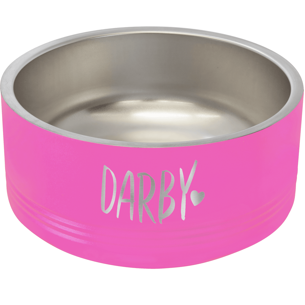 32 oz. Polar Camel Powder Coated Stainless Steel Medium Dog Bowl-AKD Ink