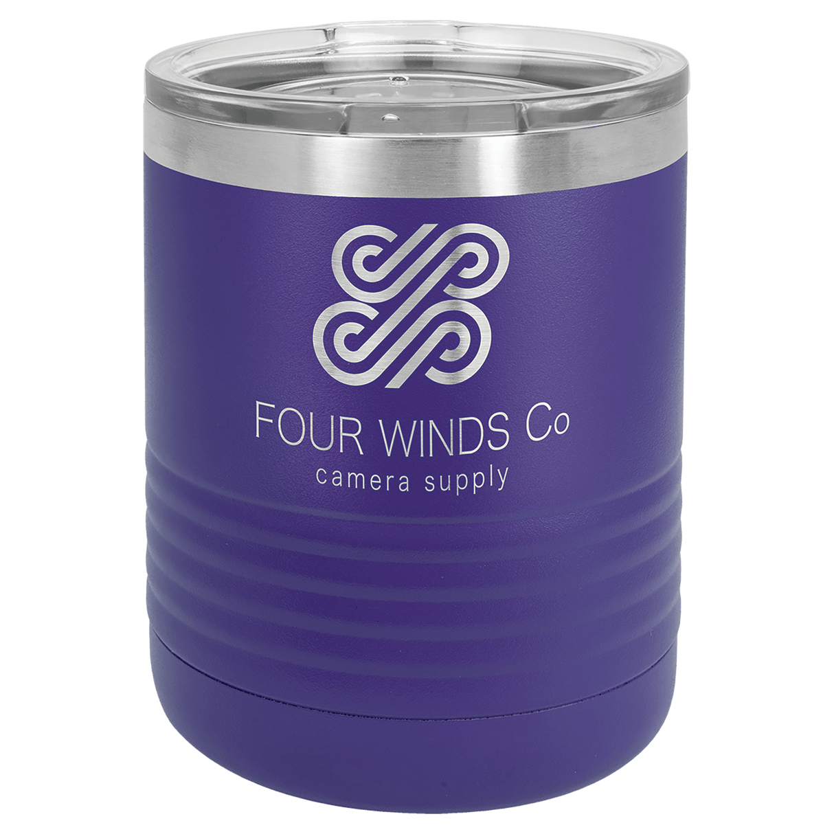 10 oz. Polar Camel Ringneck Tumbler with Clear Lid-AKD Ink