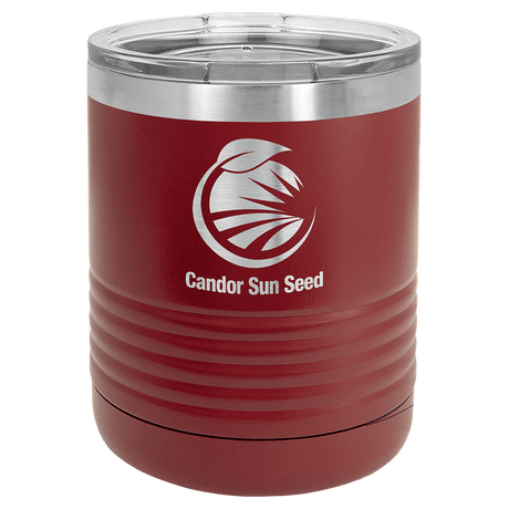 10 oz. Polar Camel Ringneck Tumbler with Clear Lid-AKD Ink