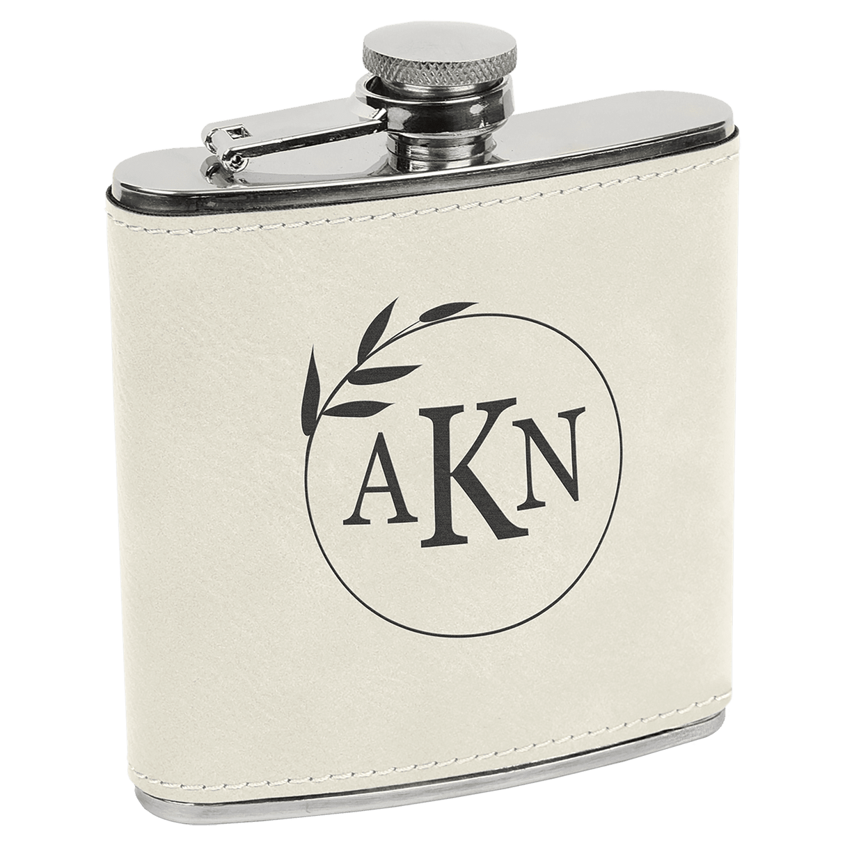 6 oz. Stainless Steel Flask-AKD Ink