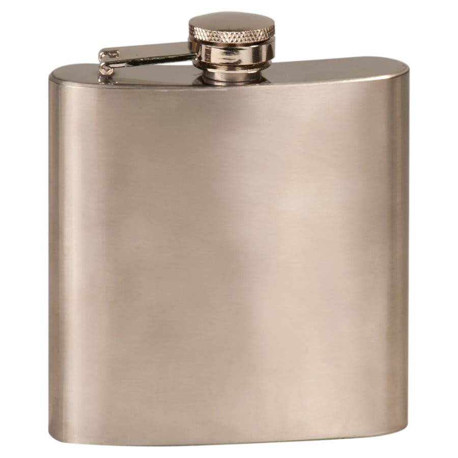 6 oz. Stainless Steel Flask-AKD Ink