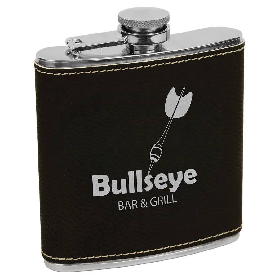 6 oz. Stainless Steel Flask-AKD Ink