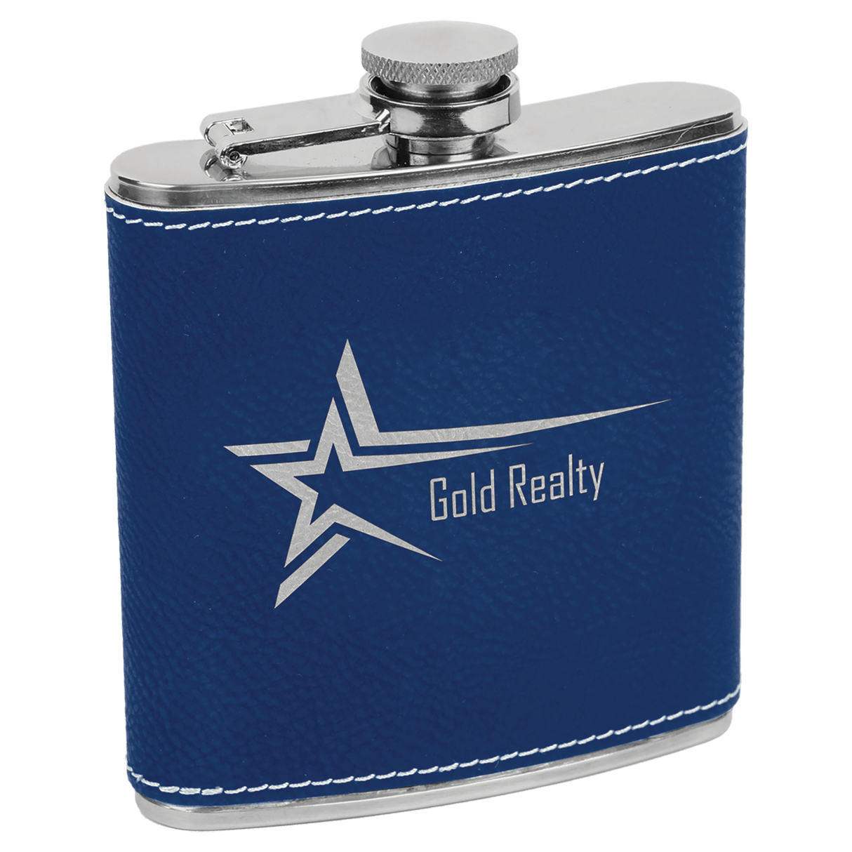 6 oz. Stainless Steel Flask-AKD Ink