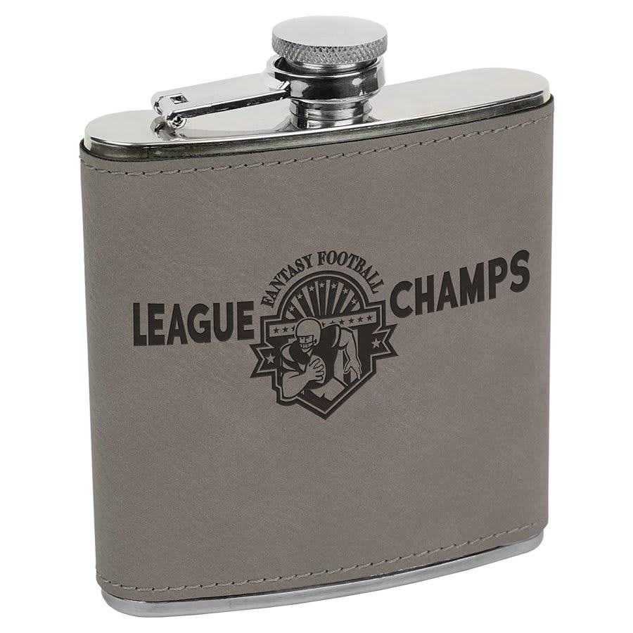 6 oz. Stainless Steel Flask-AKD Ink