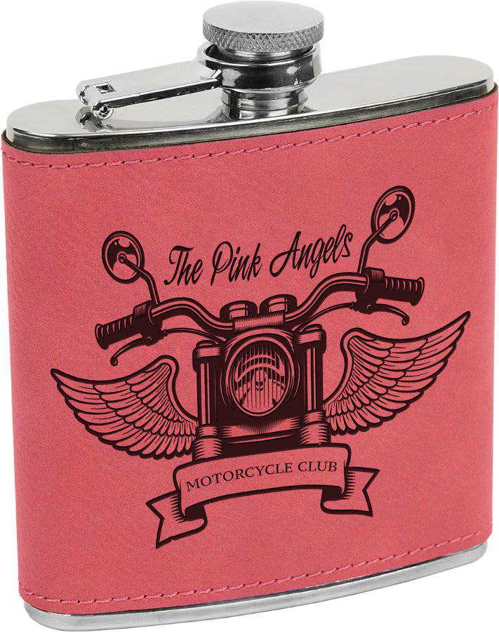 6 oz. Stainless Steel Flask-AKD Ink