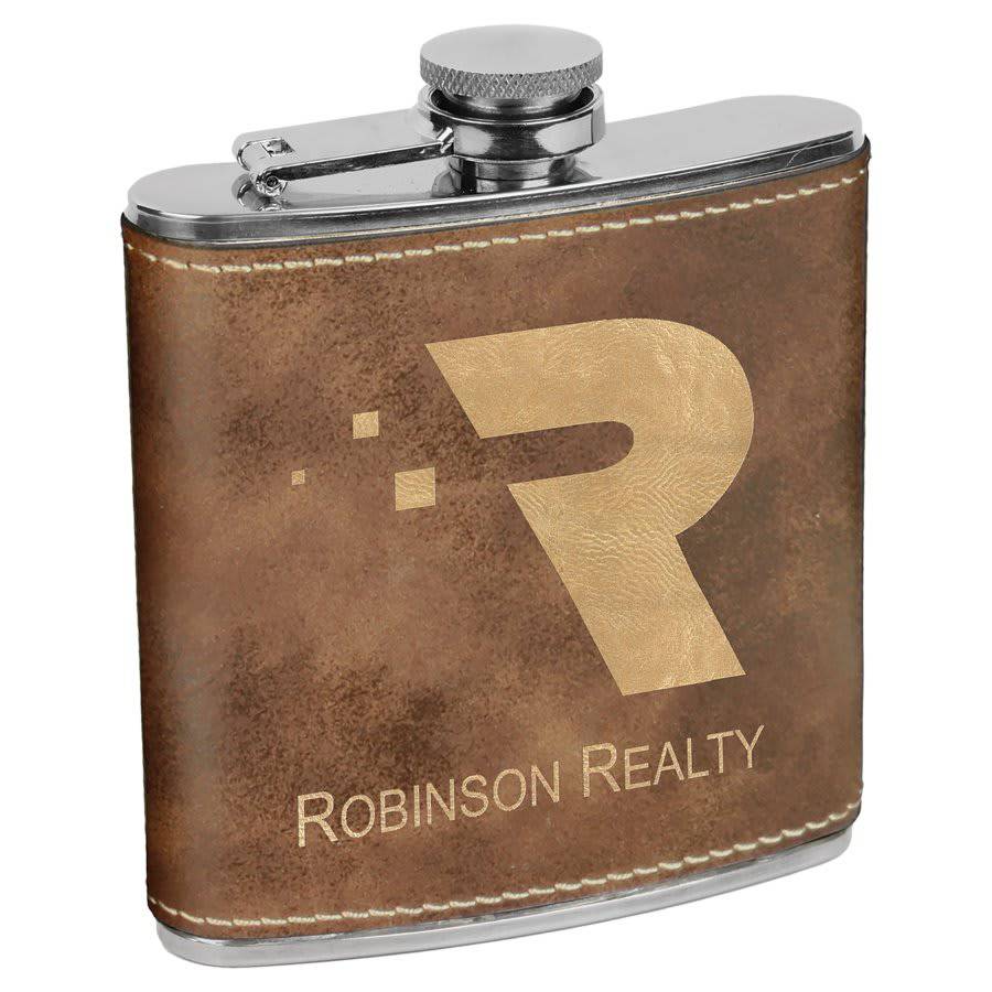 6 oz. Stainless Steel Flask-AKD Ink