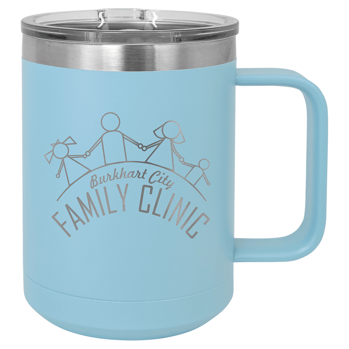 15 oz. Coffee Mug with Clear Slider Lid-AKD Ink