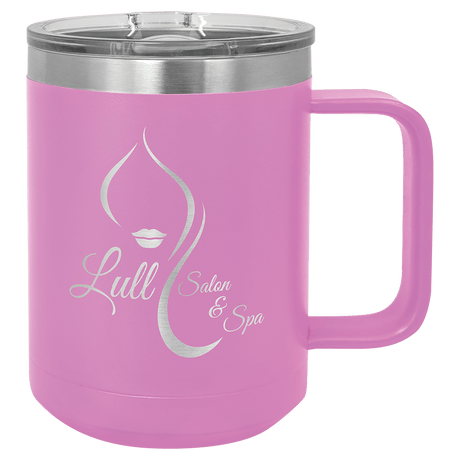15 oz. Coffee Mug with Clear Slider Lid-AKD Ink