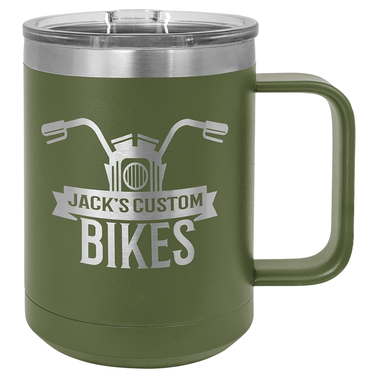 15 oz. Coffee Mug with Clear Slider Lid-AKD Ink