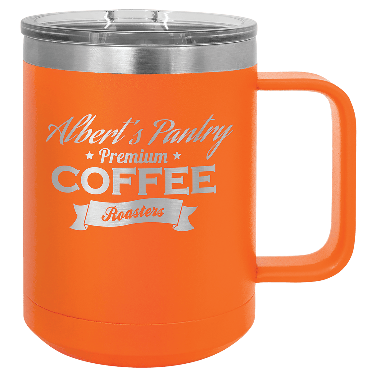 15 oz. Coffee Mug with Clear Slider Lid-AKD Ink
