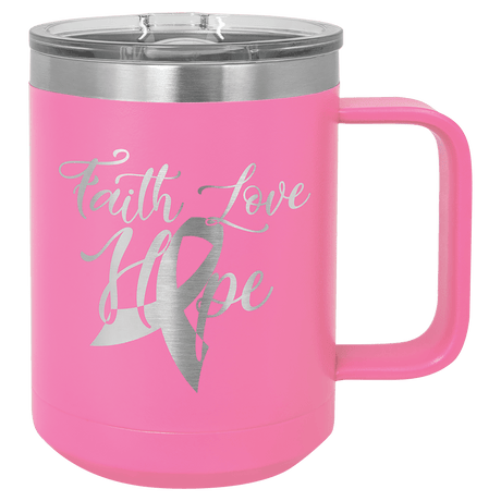 15 oz. Coffee Mug with Clear Slider Lid-AKD Ink