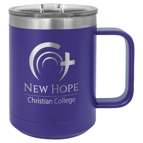 15 oz. Coffee Mug with Clear Slider Lid-AKD Ink