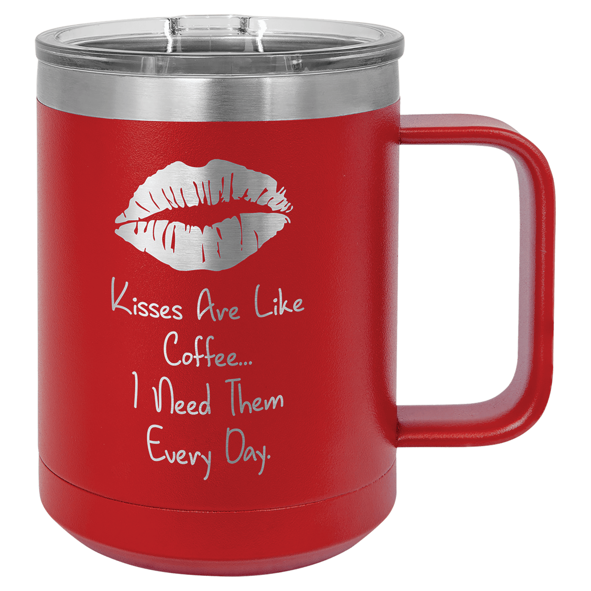 15 oz. Coffee Mug with Clear Slider Lid-AKD Ink