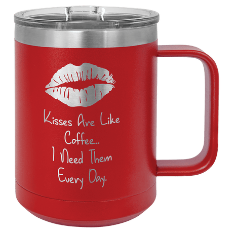 15 oz. Coffee Mug with Clear Slider Lid-AKD Ink