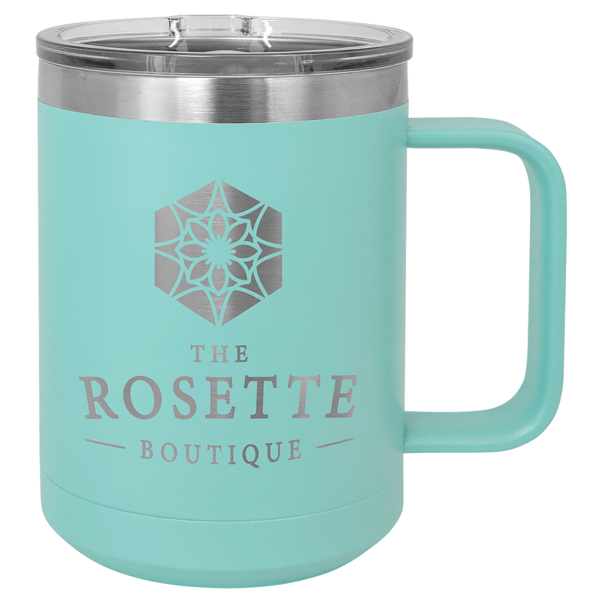 15 oz. Coffee Mug with Clear Slider Lid-AKD Ink