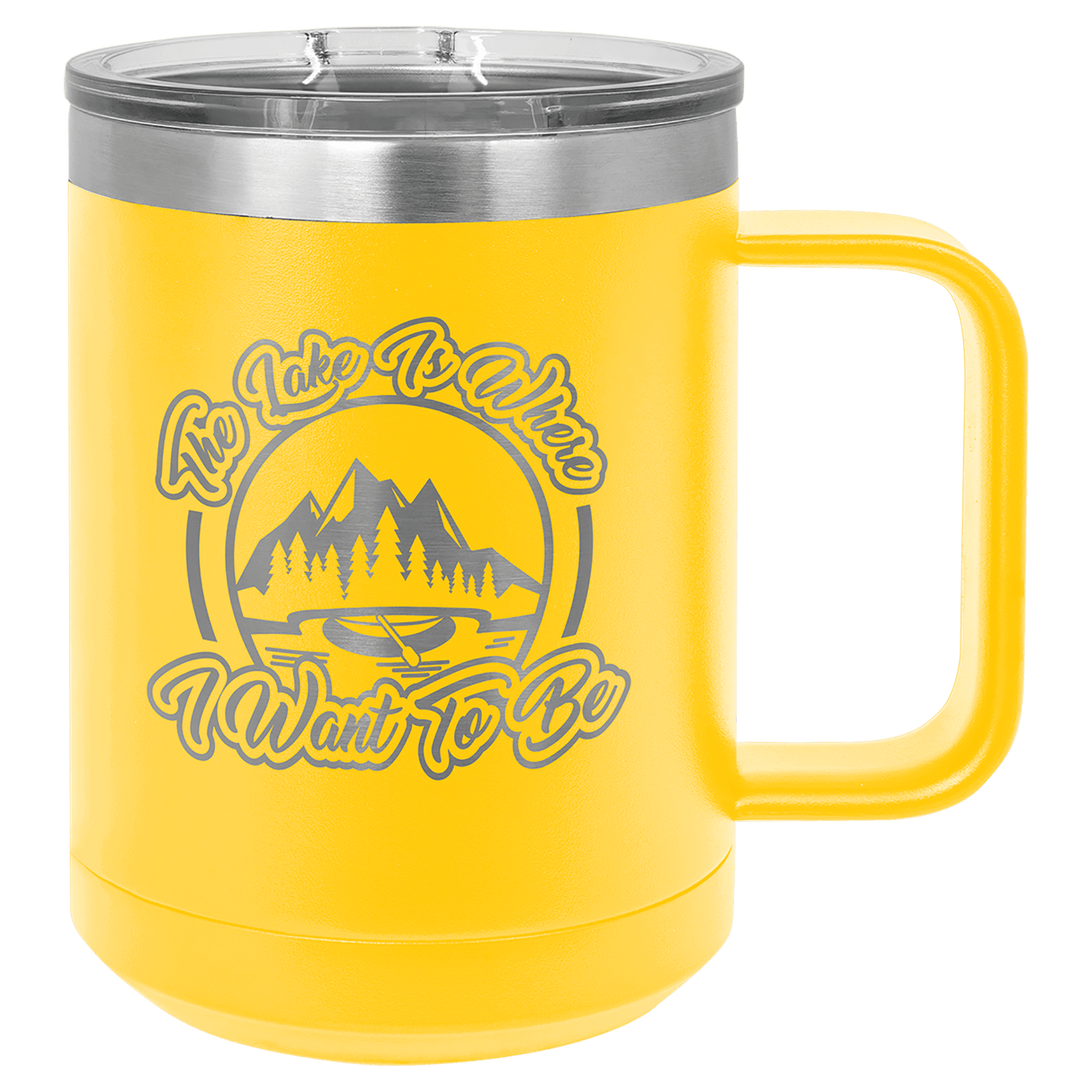 15 oz. Coffee Mug with Clear Slider Lid-AKD Ink