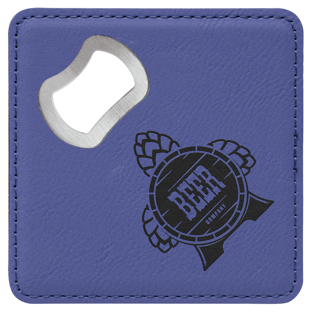 Square Coaster with Bottle Opener-AKD Ink