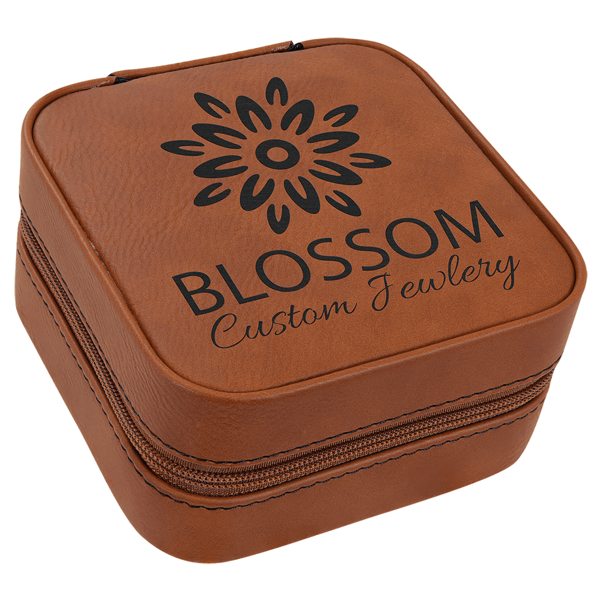 Travel Jewelry Box with Black Lining-AKD Ink