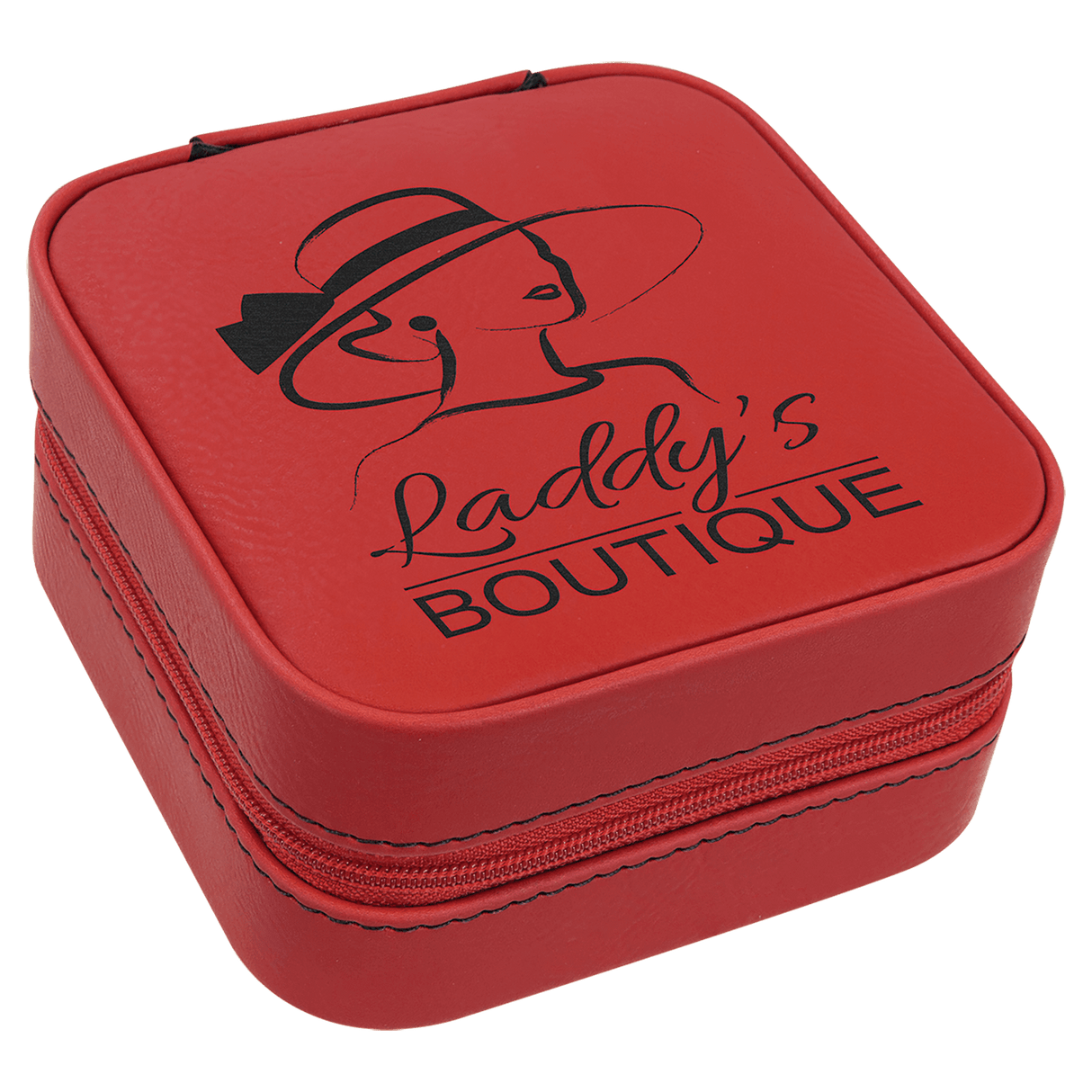 Travel Jewelry Box with Black Lining-AKD Ink