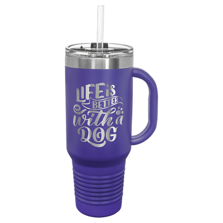 40 oz. Polar Camel Travel Mug with Straw and Snap Lid-AKD Ink