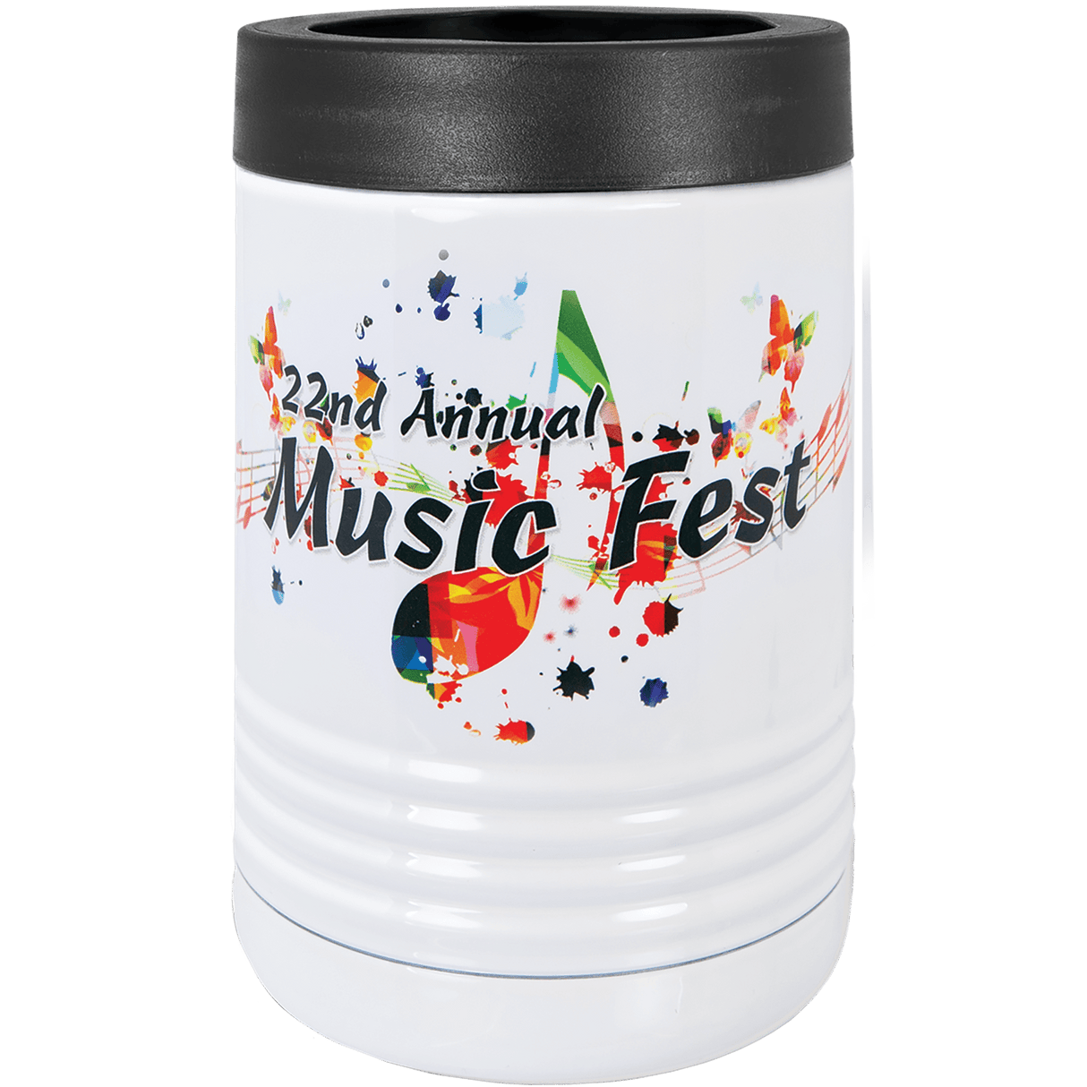 White Polar Camel Vacuum Insulated Beverage Holder-AKD Ink