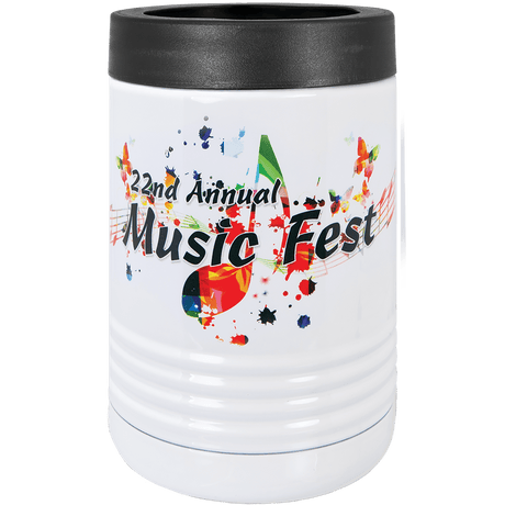 White Polar Camel Vacuum Insulated Beverage Holder-AKD Ink