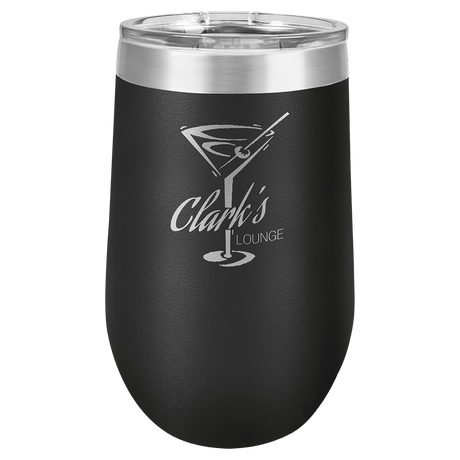 16 oz. Polar Camel Vacuum Insulated Stemless Tumbler with Lid-AKD Ink
