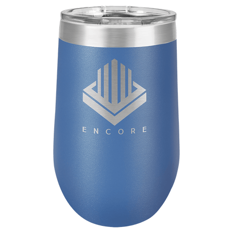 16 oz. Polar Camel Vacuum Insulated Stemless Tumbler with Lid-AKD Ink