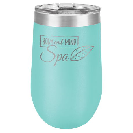 16 oz. Polar Camel Vacuum Insulated Stemless Tumbler with Lid-AKD Ink