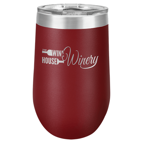 16 oz. Polar Camel Vacuum Insulated Stemless Tumbler with Lid-AKD Ink