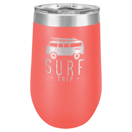 16 oz. Polar Camel Vacuum Insulated Stemless Tumbler with Lid-AKD Ink