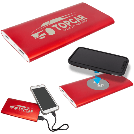 Power Bank and Wireless Charger with Power Cord-AKD Ink