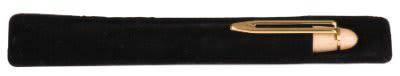 6 1/4" x 1 1/8" Black Velvet Pen Sleeve (sleeve only, pen not included)-AKD Ink