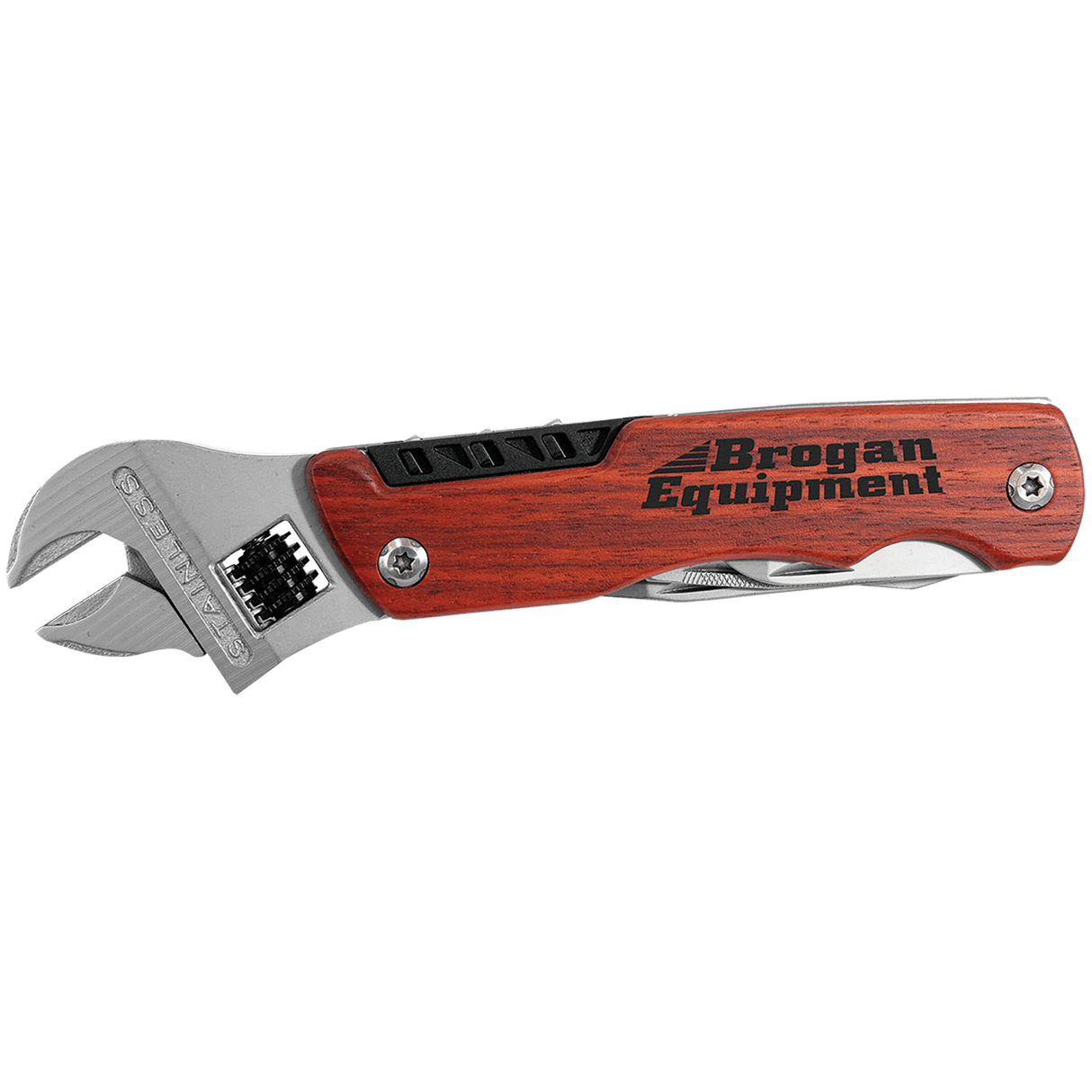 6 1/2" Wrench Multi-Tool with Wood Handle/Bag-AKD Ink