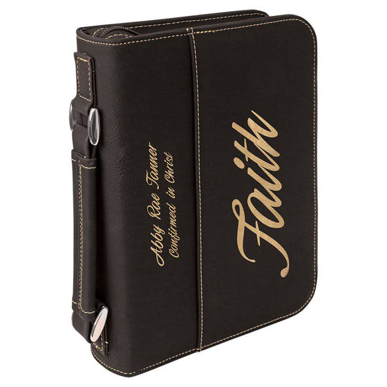Book/Bible Cover with Handle & Zipper