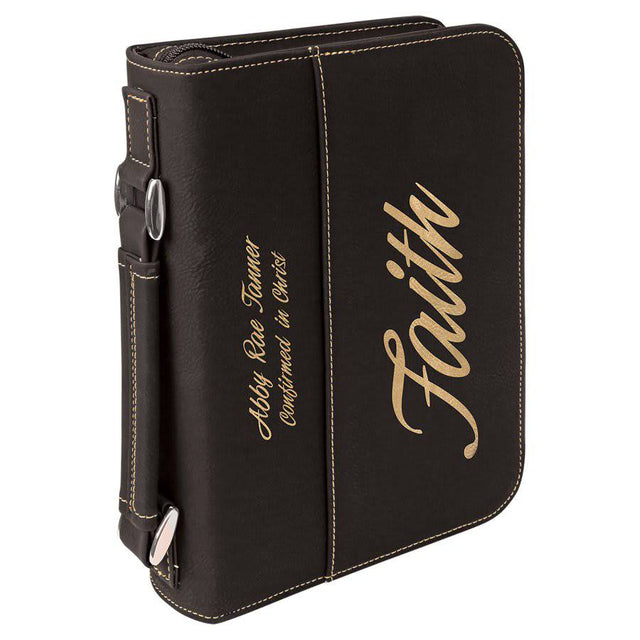 Book/Bible Cover with Handle & Zipper-AKD Ink