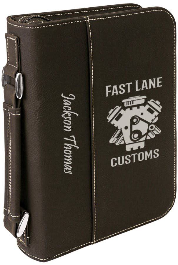 Book/Bible Cover with Handle & Zipper-AKD Ink