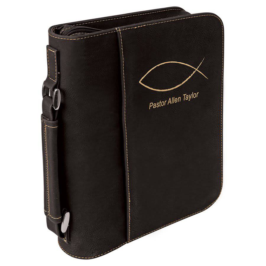 Book/Bible Cover with Handle & Zipper-AKD Ink