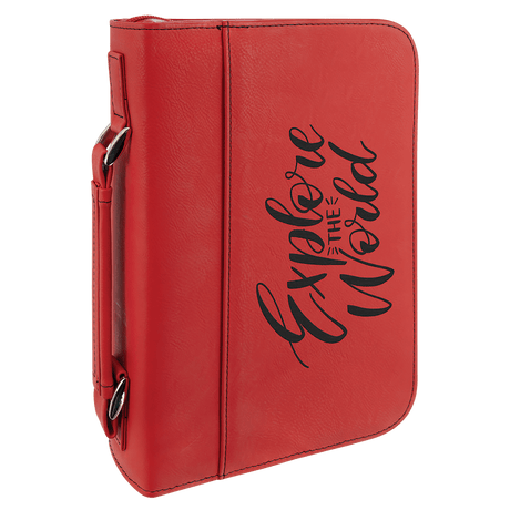Book/Bible Cover with Handle & Zipper-AKD Ink