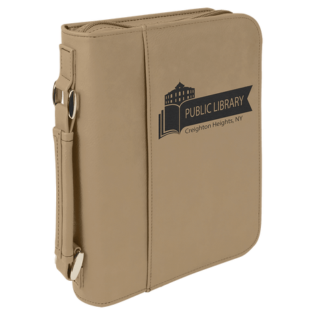 Book/Bible Cover with Handle & Zipper-AKD Ink