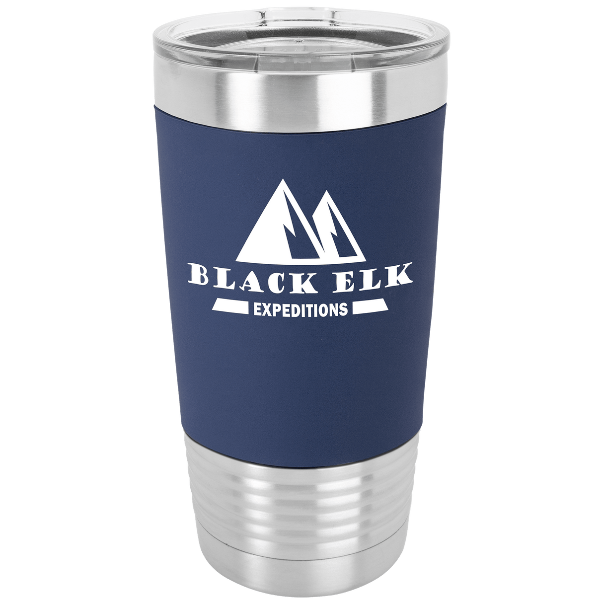 20 oz. Tumbler with Silicone Grip and Clear Lid-AKD Ink