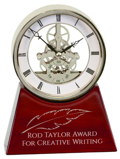 Executive Rosewood Piano Finish Clock-AKD Ink