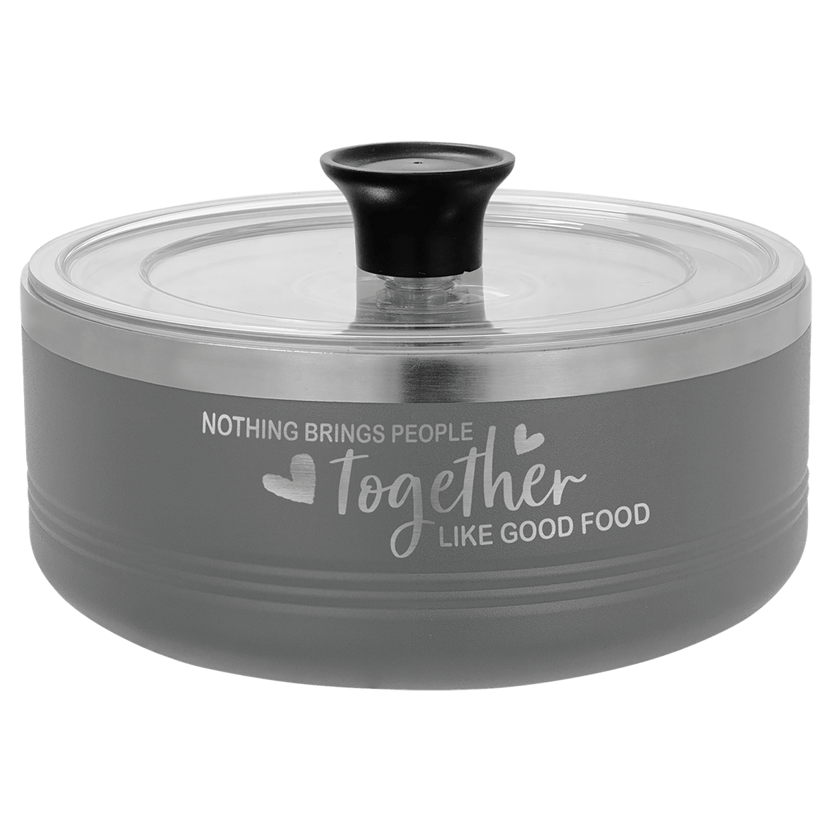 1.25 Polar Camel Quart Serving Bowl with Lid-AKD Ink