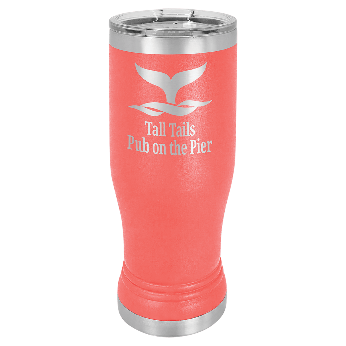 14 oz. Polar Camel Pilsner with Clear Lid-AKD Ink