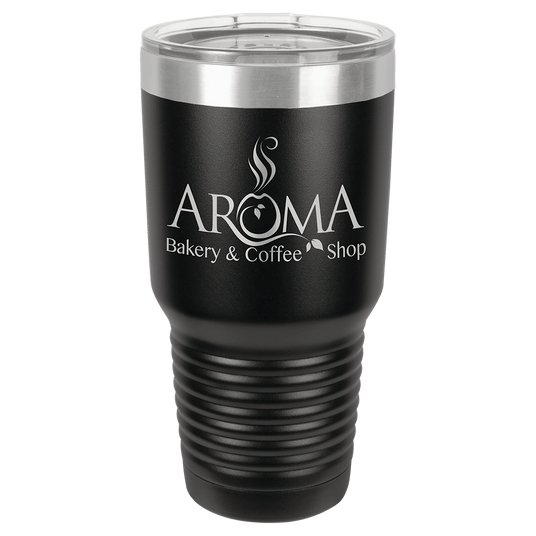 30 oz. Polar Camel Vacuum Insulated Ringneck Tumbler with Clear Lid-AKD Ink
